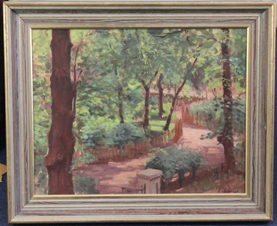Algernon Talmage R.A. (1871–1939) Garden in the South of France, 16 x 20in.